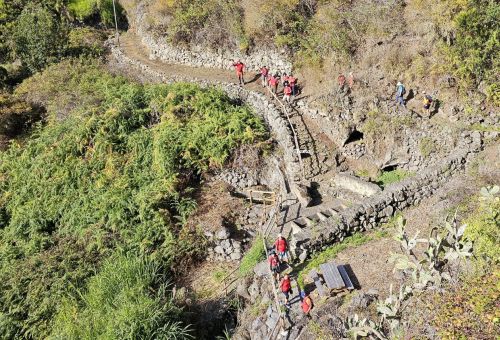 Llegada a San Andrés, la 9ª de la 8ª