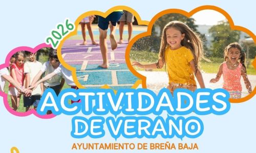 ¡¡Abiertas las inscripciones para la ACTIVIDADES de VERANO 2026 del Ayuntamiento de Breña Baja !!