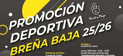 Arranca las actividades de la Promoción Deportiva del Curso 2025 / 2026 